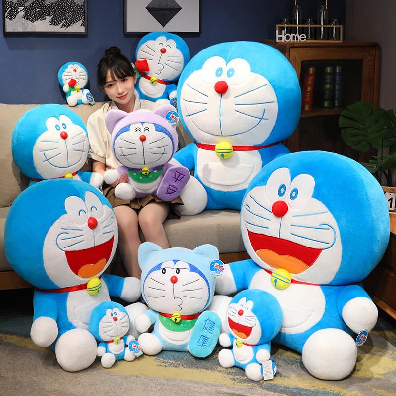 Doraemon Machine Cat Plush Toy Anime Peripheral Characters Doll Holiday Gift