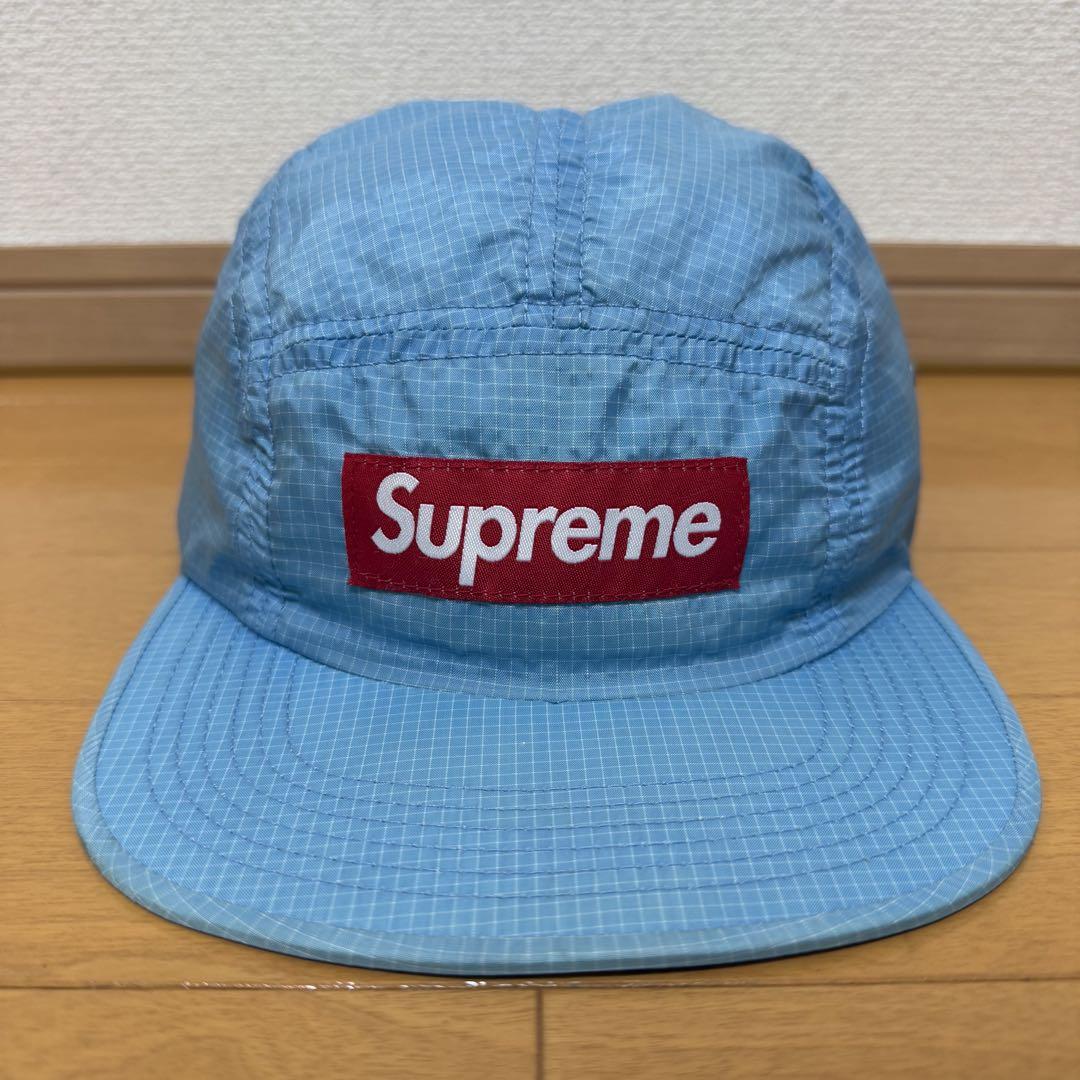 

[USED] Supreme Ripstop Camp Cap Sky Blue 12ss