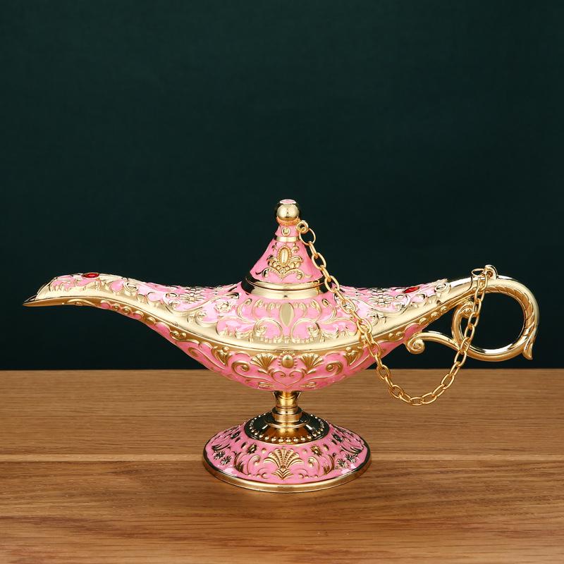Aladins Wunderlampe Retro-Schmuckstück: Kreative Heimdekoration, Segenswunsch-Lampe für Wohnzimmer & Arbeitszimmer