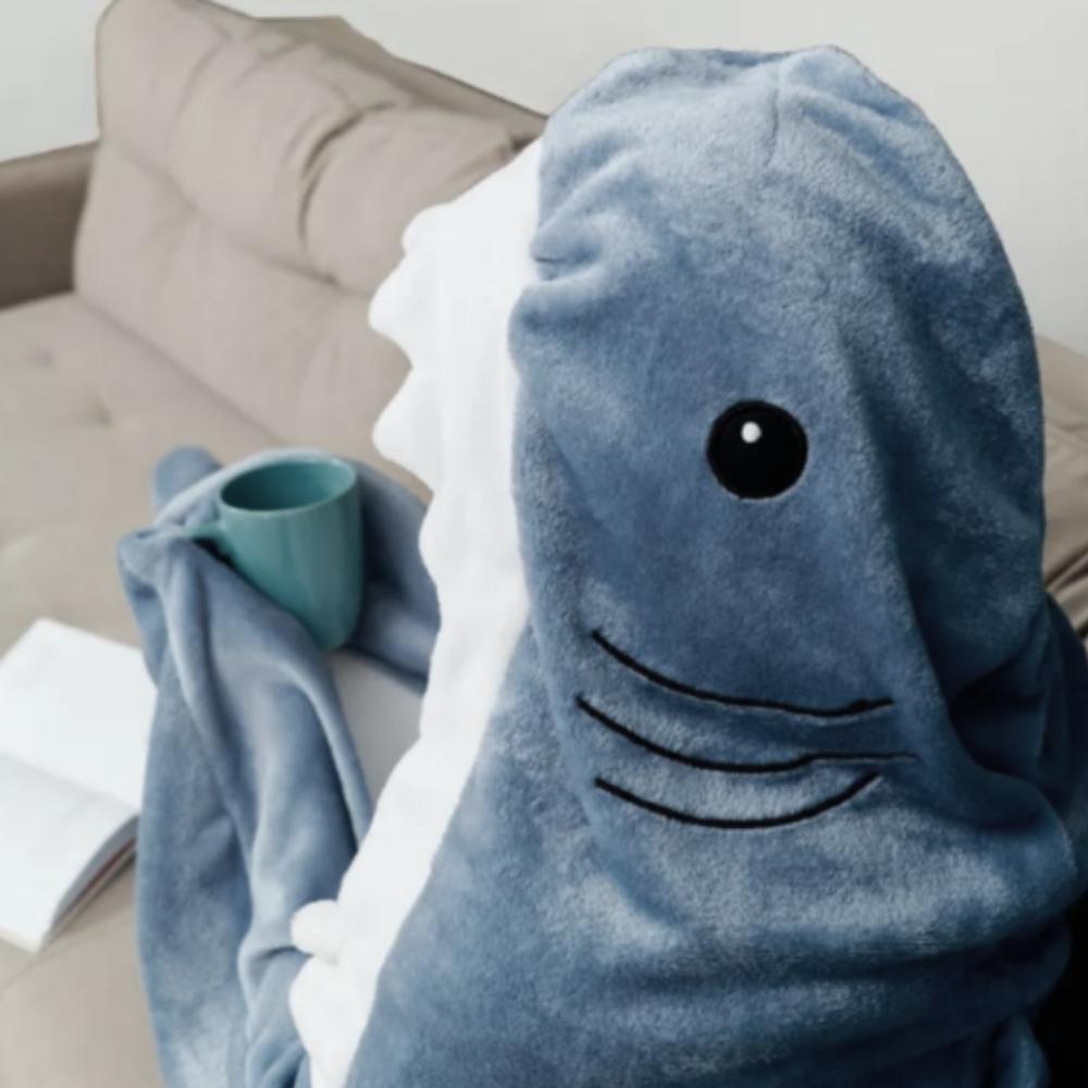 Costume Disguise Blanket Shark Shark Fin Warm Nice Sleeping Bag L