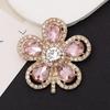 DIY Phone Case Charms Metal Alloy Water Drop Flower Rhinestone Decoration Phone Shell Accessories