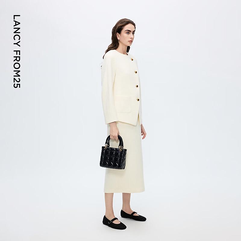 Langzi Wool Blend Cropped Jacket