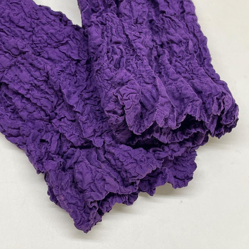 MeISSEYMIYAKE MI14FD501 Purple Button Front Jacket Jacket purpleUsed