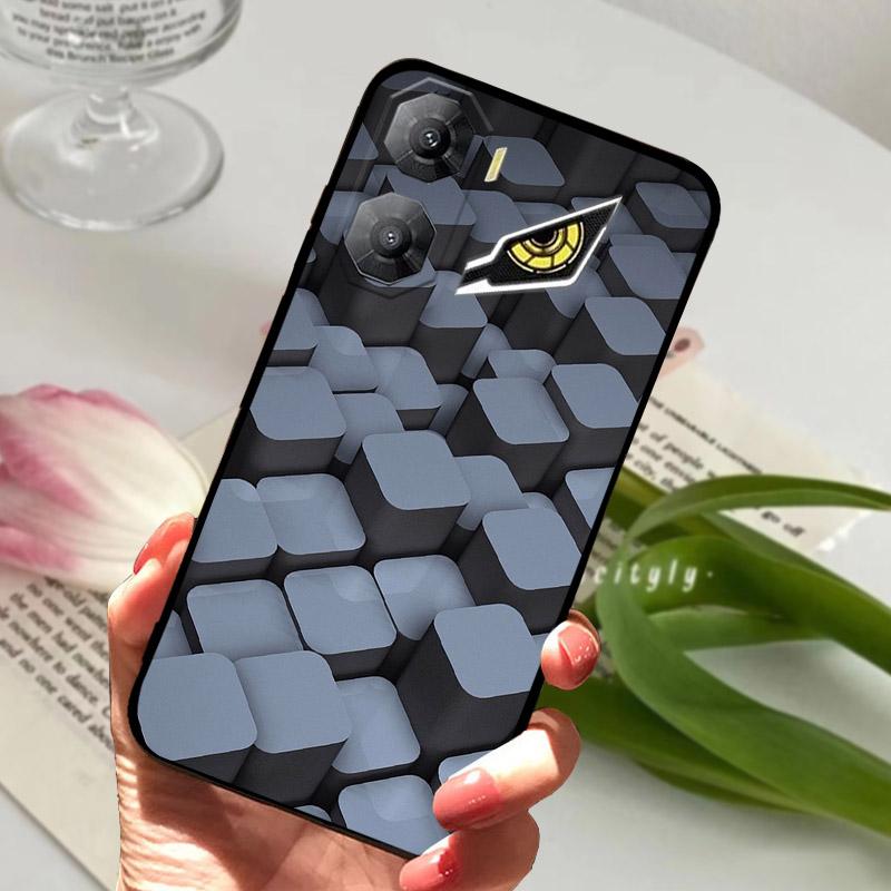 Soft Back Cover For ZTE Nubia Neo 3 5G Z2464N Phone Case Cool Wolf Lion Silicone Black TPU Funda For Nubia Neo3 Protective Shell