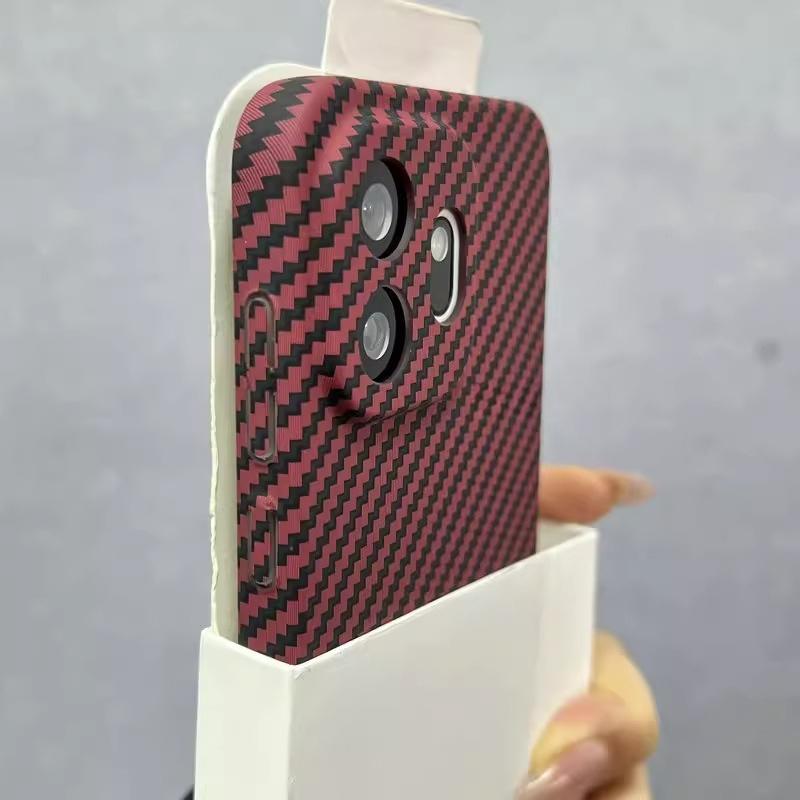 For Poco X8 Pro Max Case Matte Carbon Fibre Texture Anti Fingerprint Protect Shockproof Back Cover For  Poco X8 Pro Shell Bumper