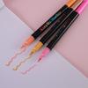 Dual-Color Acrylic Marker Pens - Soft-Tip Watercolor Brushes for Students - Ideal for Doodling, Drawing, and Smudge-Free Coloring.