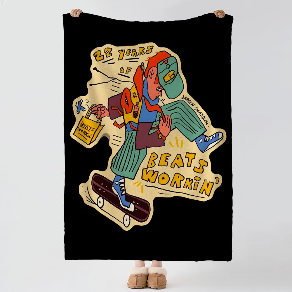 Artist D-Darren Shaddick-k Throw Thick Comfort Flannel Quilt, Multi-scene Use Indoor Outdoor Daily Nap