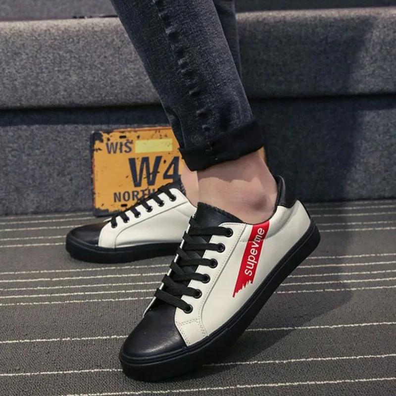 Vulkaniserte sko for menn Komfortable sneakers Mann Nyhet i Fritidssko Pustende Merkevaretilbud Klassisk Original Lav Pris Arbeid