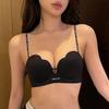 Thin Strap Seamless Push-Up Bra - Soft, Supportive, Anti-Sag, No Underwire, Sexy Design for Smaller Busts