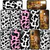 For Motorola Moto Edge 70 60 50 G54 G04 G24 G15 G86 Samsung Galaxy S25 iPhone 17 16 15 Xiaomi Redmi Note 14 13 Pro Max Phone Case Cow Print Cover
