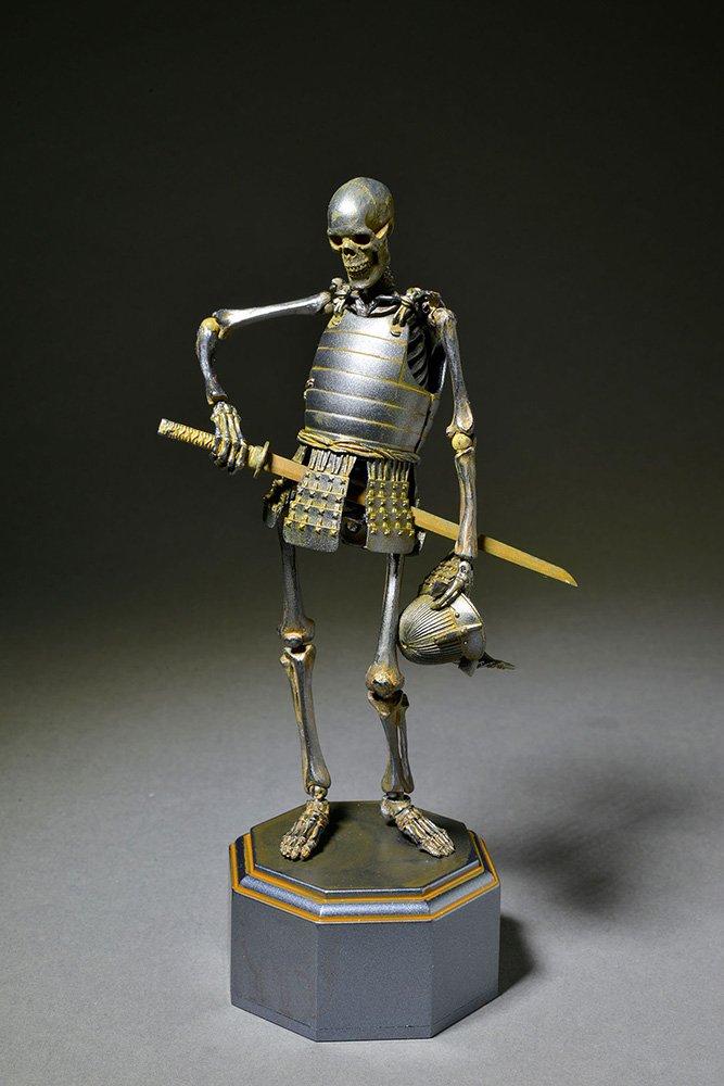 Takeya-style Articulated Figure: Skeleton Warrior (Rust-finished), Approx. 150mm, PVC & ABS, Painted, Movable Figure, KT-009