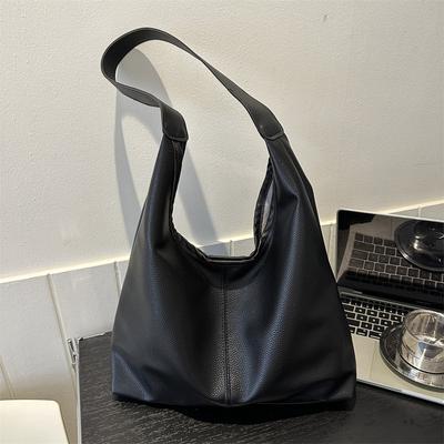 Large-capacity Bag Women's 2024 Autumn New Trendy Fashion Casual Shoulder Bag Simple Large-capacity Commuter Tote Bag