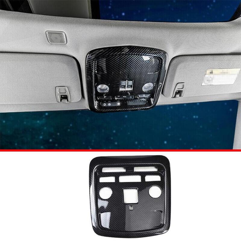 Carbon Fiber Style Front Reading Light Frame Cover For Cadillac XTS 2013-2019