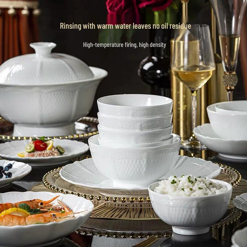 Yilan Jingdezhen Yunxi High-Temperature Ceramic Dinnerware Set