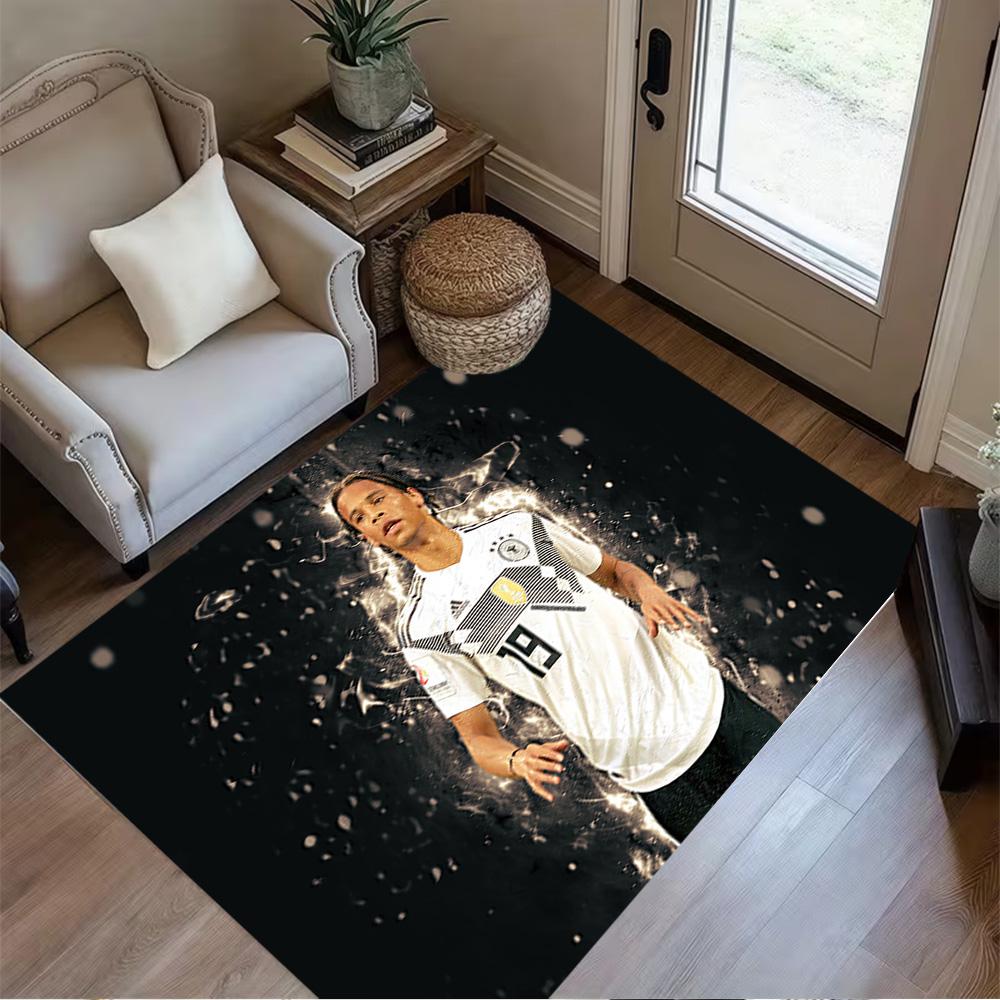 Santi Cazorla Arsenal Legend Floor Rug Office Rug Suitable for Game Room Balcony Playrooms Living Rooms Antislip Carpet Anime Office Decor
