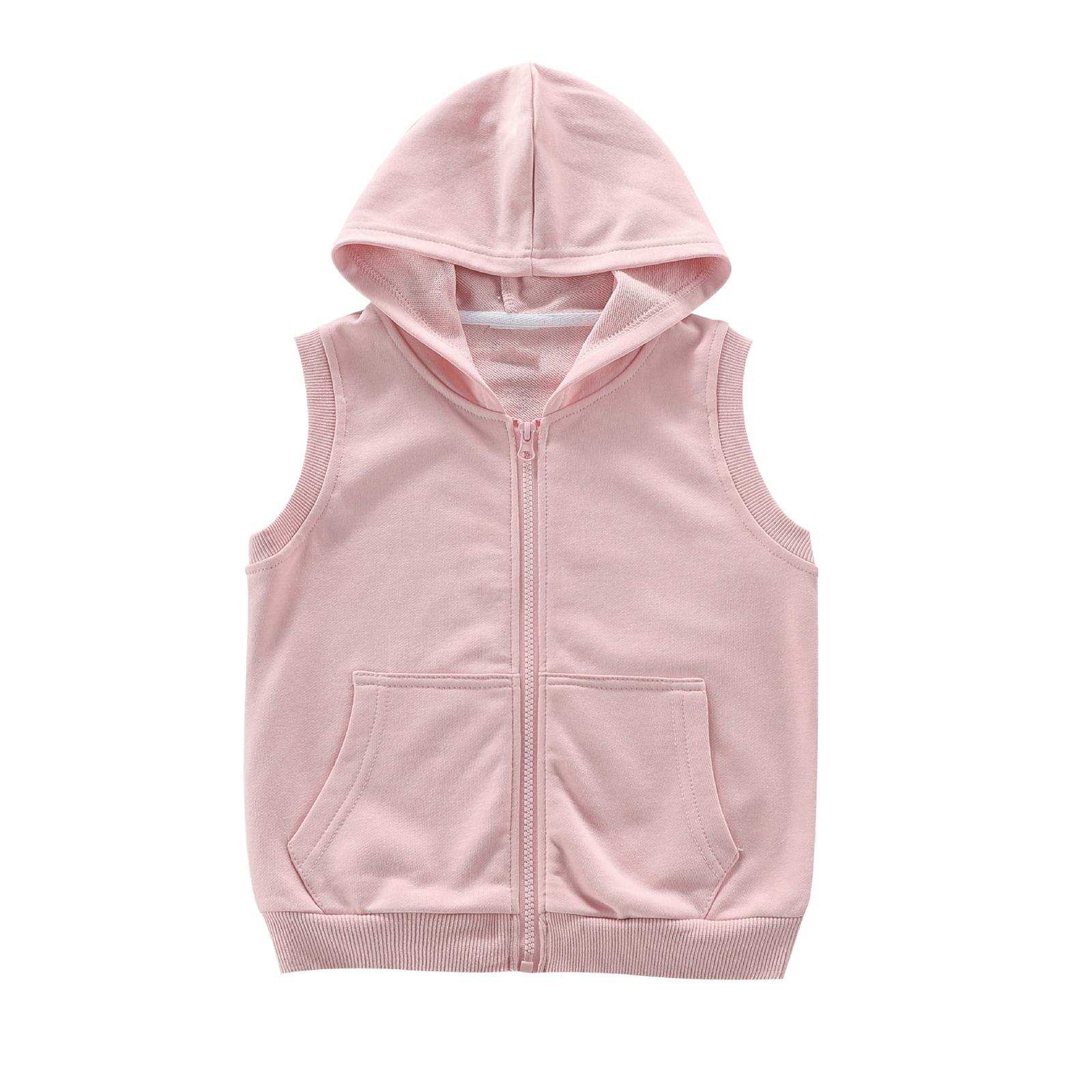 

Дитяча модна повсякденна жилетка 110 рожевий