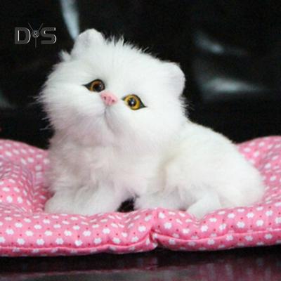 Mom&Me Animal Doll Plush Sleeping Cats Toy with Sound Kids Birthday Gift
