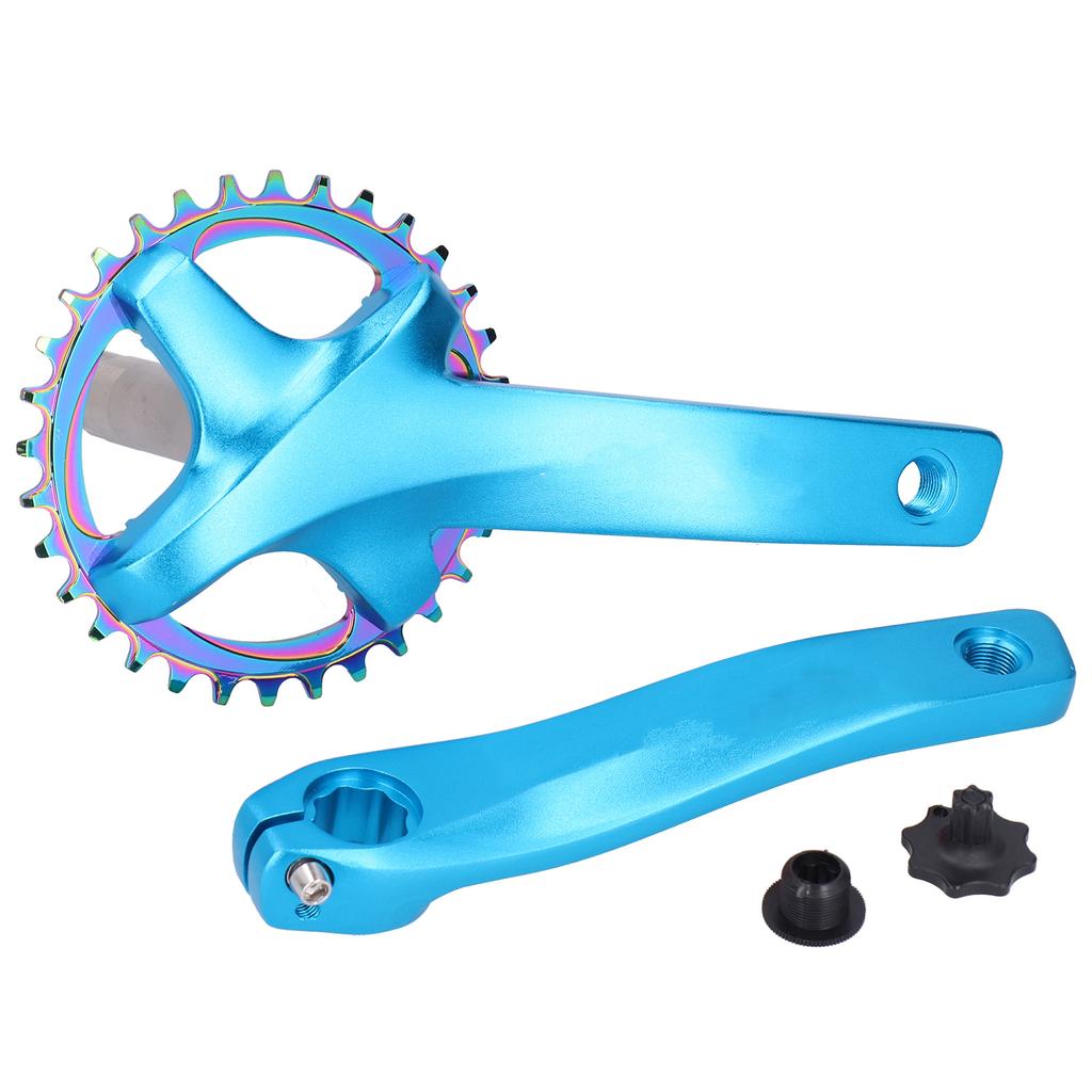 ZK‑22 Chainring Chainwheel Crank Aluminium Alloy Bike Crankset Arms 32T Chainring