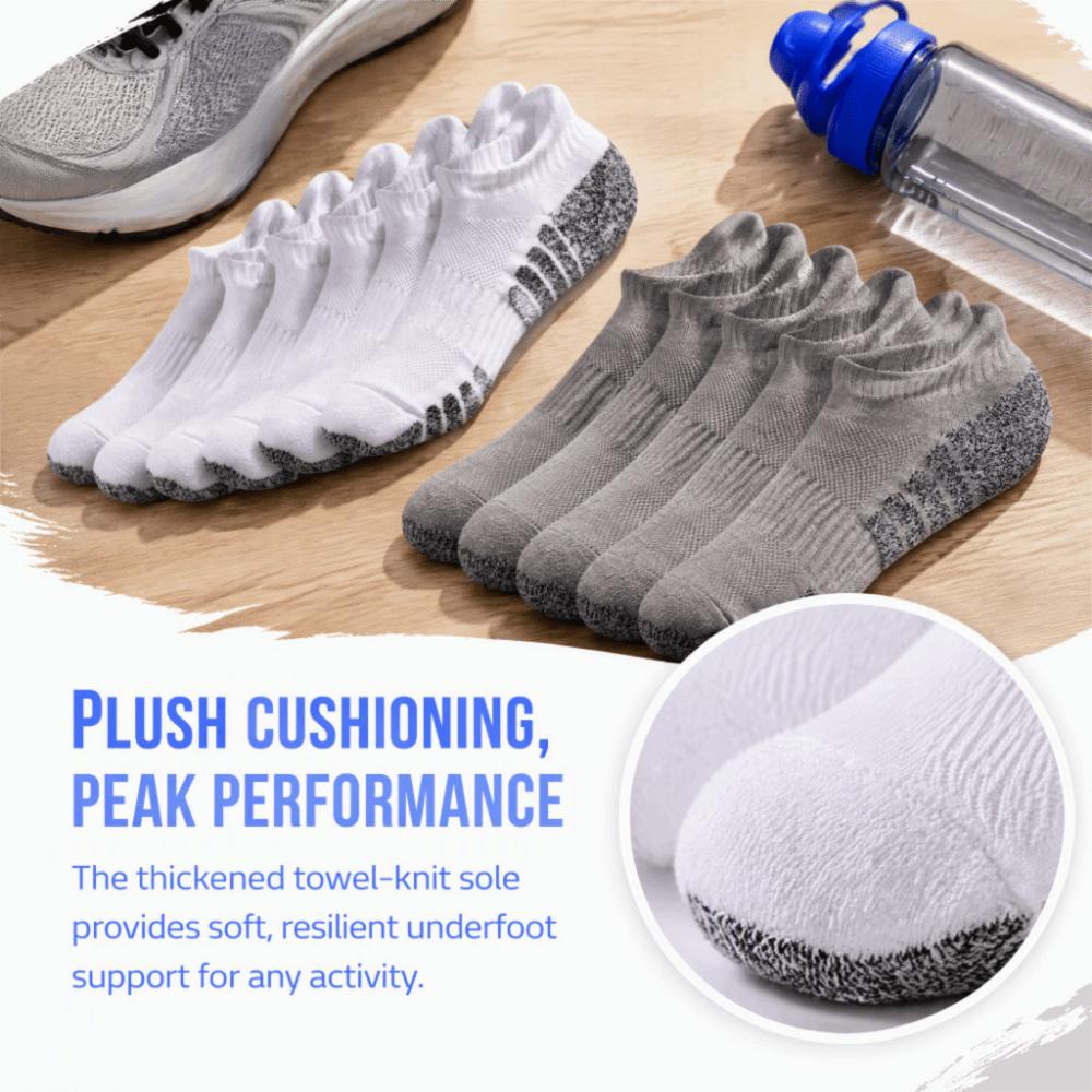 6pcs Towel Bottom Running Sock Polyester Cotton Sports Sock Durable Athletic Sock Outdoor
