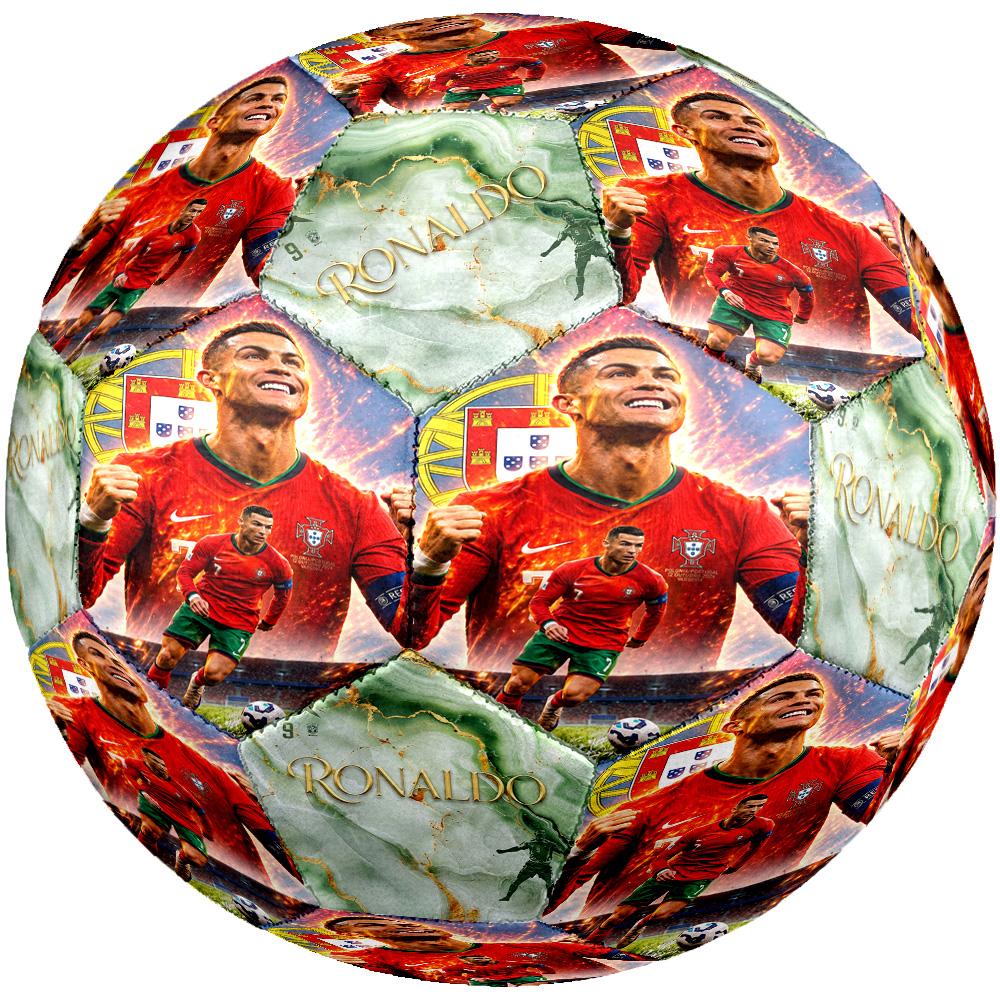 Ronaldo's Juventus Celebration Size 5 Soccer Football Machine-Stitched Indoor/Outdoor Training and Matches Soccer Accessory