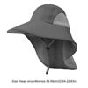 Outdoor Fishing Hat Sun Protection Hat Adjustable Mesh Fishing Hat with Neck Protection Safari Hiking Cap for Climbing Hiking