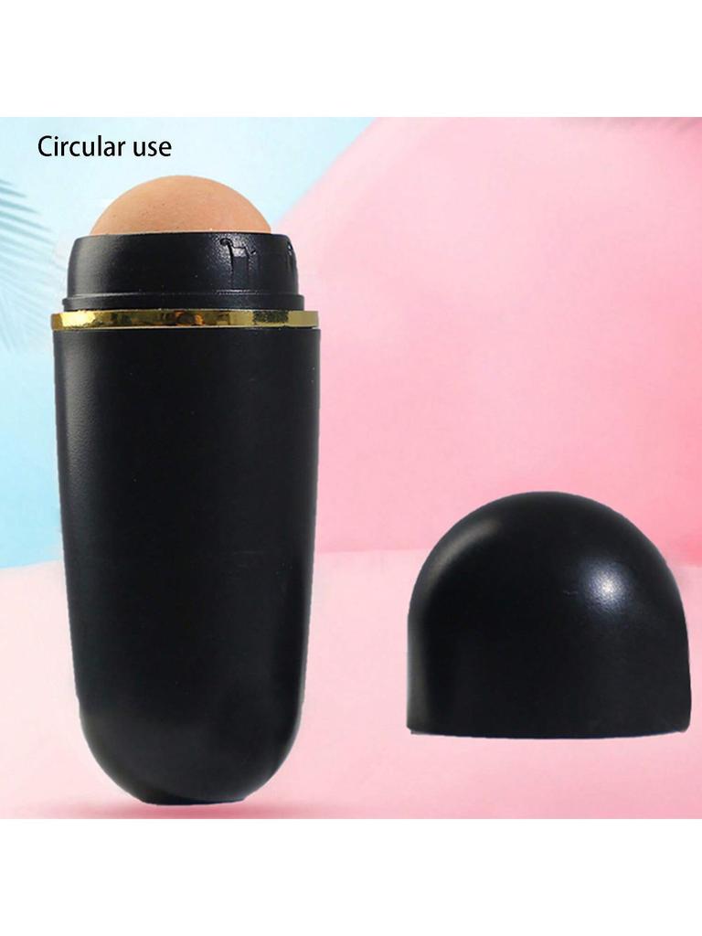 1pc Volcanic stone oil absorbing ball, cleanses the face, shrinks pores, absorbs oil, portable mini version oil removal