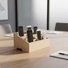 Holz-Telefon-Aufbewahrungsbox Einfach zu organisieren Mehrere Fächer Platzsparend für Besprechungsraum,
