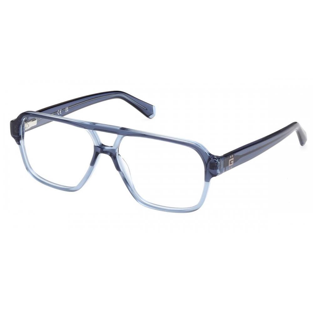 

Guess Gu50093 092 Men Eyeglasses Transparent Blue/56