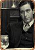 Retro Vintage Metal Tin Poster  The Godfather Sign Plaque for Bar Club Home Wall Decor  Classic Movie Wall Plate Pendant