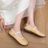 Women Flat Mary Jane Shoes Summer Traditional Style Comfortable Slip-On Casual Loafers with Adjustable Strap Suitable for Daily Wear