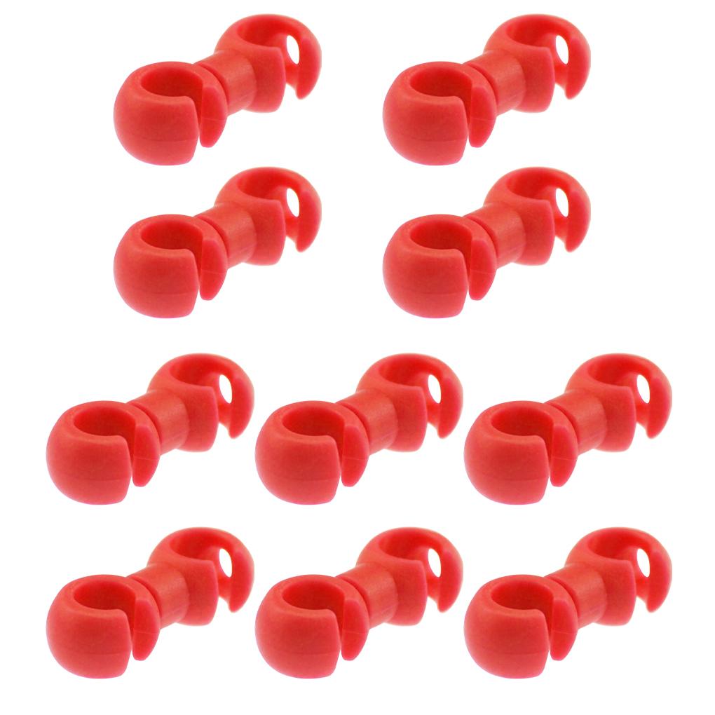 10PCS Bicycle Brake Line Cable Housing Clips S Style Buckle Hose