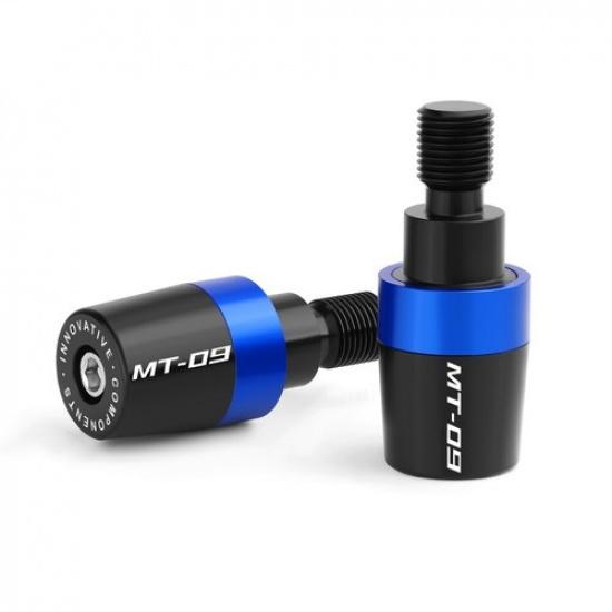 Handle Bar Ends Grips Plugs Caps For YAMAHA MT09 MT-09 2014- MT 09 Handlebar