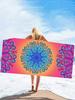 1PC Mandala Pattern Beach Towel for Abuela Abuelo Mama Papa Festival Day Birthday Quick-Dry Towel For Bath Yoga Tourism Swimming