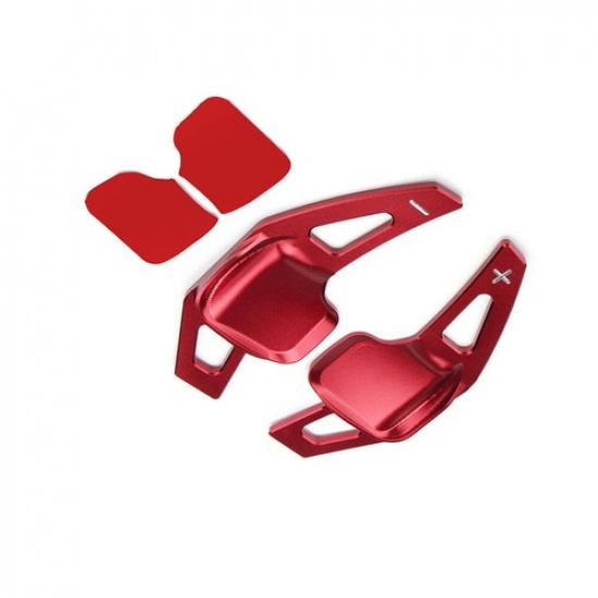 Red Steering Wheel Gear Shift Paddle Shifter Extended For BMW 3 F30 5 Series F10