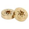2Pcs Brass Wheel Weights 1.9 2.2in RC Crawler Car Hex Hub Adapter Model Upgrade Parts