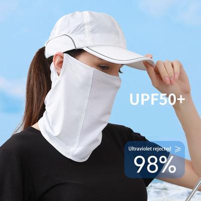 UV-Schutz Eisseidenmaske Sonnenschutz Lätzchen Einfarbig Gesichtsbedeckung Gesichtsschutz Sommer Gesichtsschals Sonnenschutz Gesichtsschal Reiten