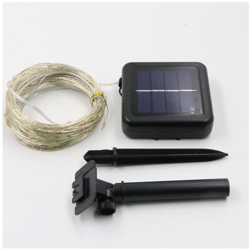 LED Solar Copper Wire Outdoor String Lights for Camping & Decoration
