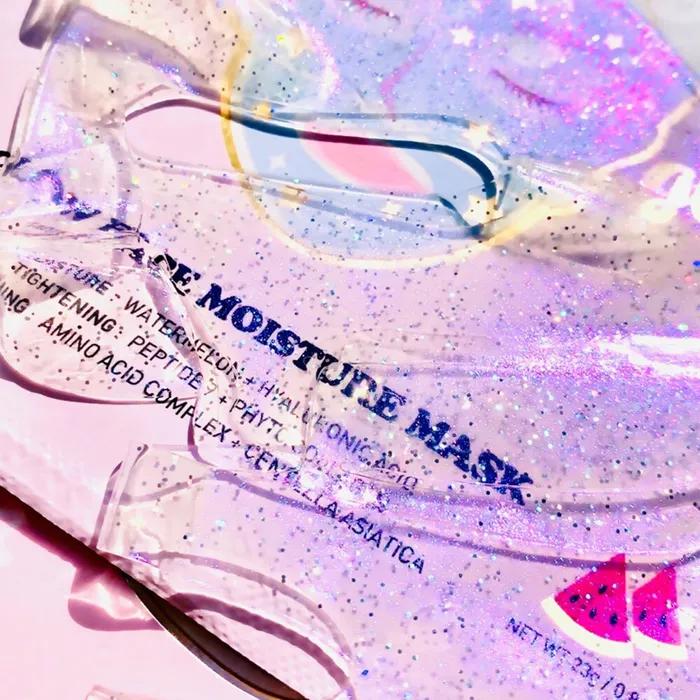 [Eve Vegan] Glitter Soothing Calming Cooling Hydrogel Mask Sheet 10 sheets/box