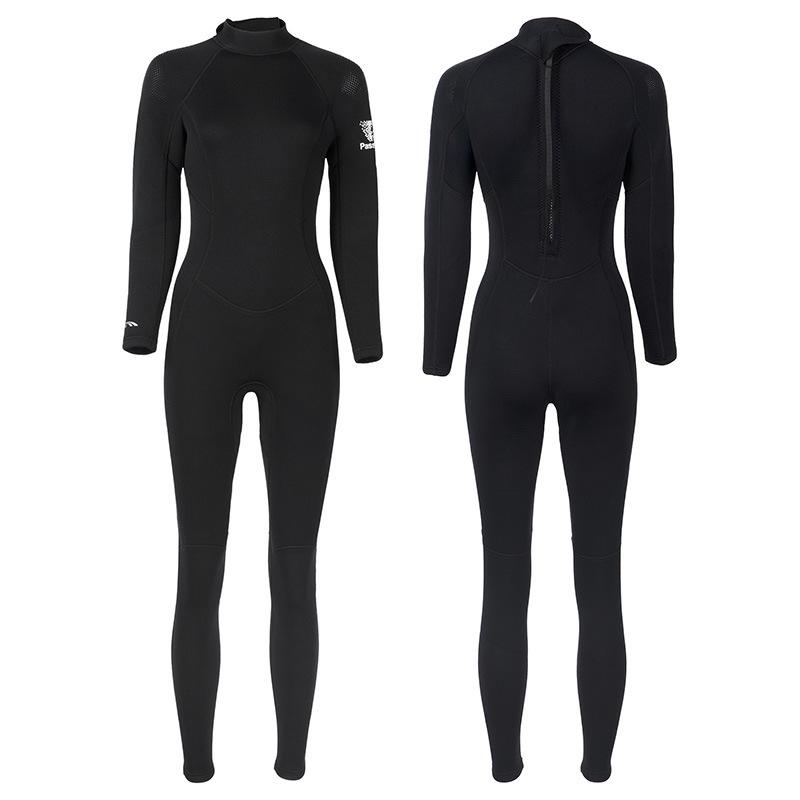Women's 3MM Wetsuit Full Body Long Sleeve Anti-cold Anti-wear for Winter Swimming Snorkeling Surfing