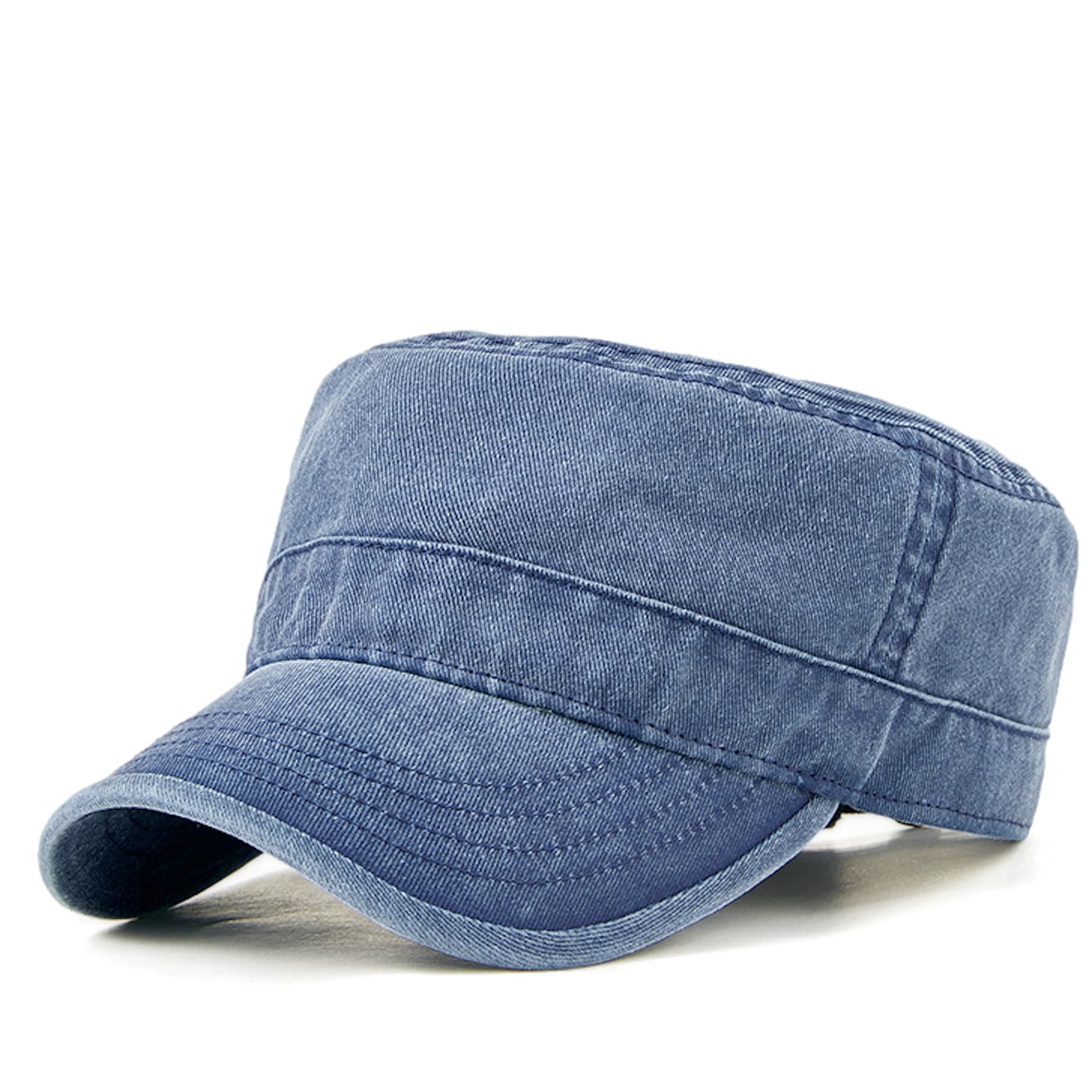 

HABERI Work Solid Military Универсальный размер Идеальная защита от УФ-лучей для просмотра на открытом воздухе в любую солнечную погоду Бейсбол Хип-хоп Работа Прогулочная Кепка, Цвет, Стиль, Стильный, Мужской, синий