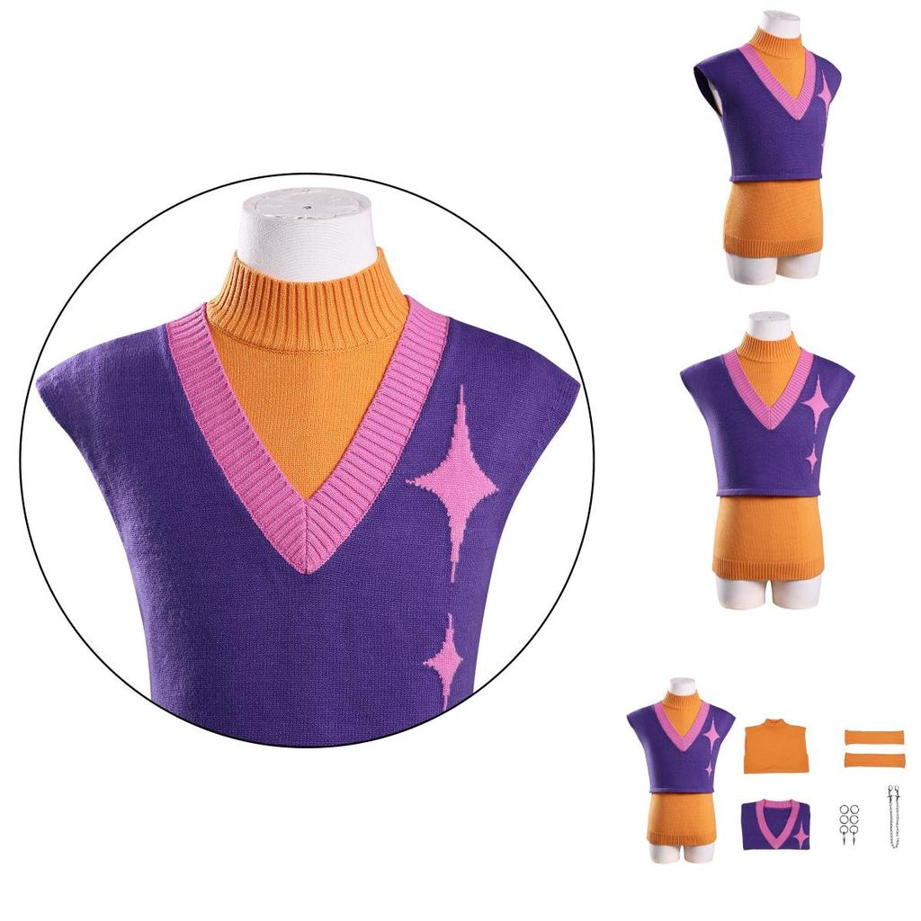 Kpop Demon Hunters Cosplay Costume With Polyester Fabric For Anime Game Role Play
