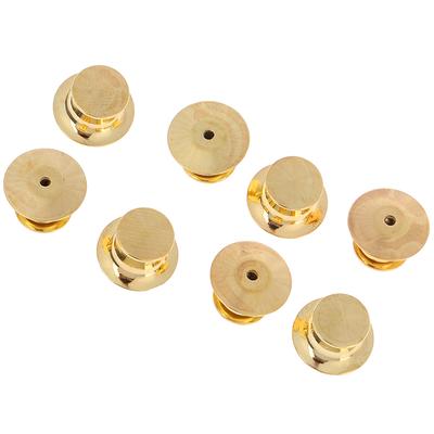 100 Teile/satz Gold Niedrigen Profil Locking Pin Backs Keepers Für Alle Pin Post Pins