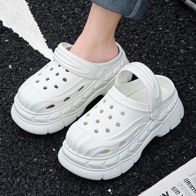 Cave Shoes for Women Summer 2025 New Cute Sandals and Slippers for Women, Non Slip and Comfortable, Solid Color