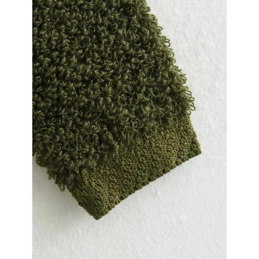 GMXIA Women's Vintage Casual Solid Color Print Spring Autumn Long Sleeve O-Neck Jackets & Coats