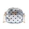 Pu Small Crossbody Bag For Women With Chain Strap And Zip Closure For Daily Use