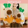 Creative Carrot Capybara Plush Toy Featuring Leafy Head Design For Cozy Cuddles And Play