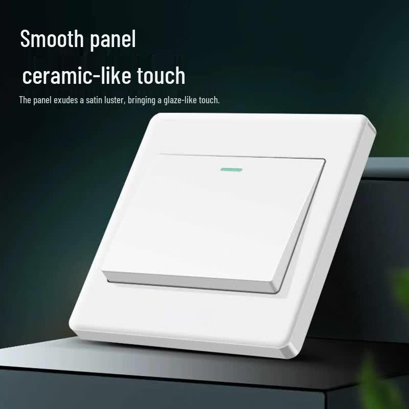 Dual-Bank Single-Gang Single-Pole Wall Switch