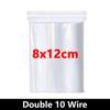 Thicken Zipper Sealed Bags Clear Plastic Storage Bag for Small Jewelry Food Packing Reclosable Transparent Ziplock Sealing Bag