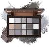 Black Gray Smoked Eye Shadow Plate, Dark Gray Silvery Metal Matte Halloween Gothic Makeup Palette, High Shimmer Eye Shadow Makeup Palette Set