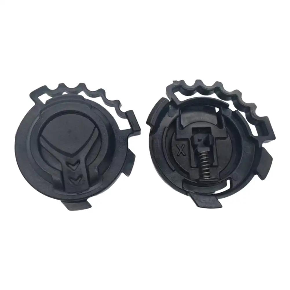 1Pair Motorcycle Helmet Fixed Buckle Rotate Switch Buckle Mirror Holder Lens Base Helmets Screws Helmet Lens Button Replacement